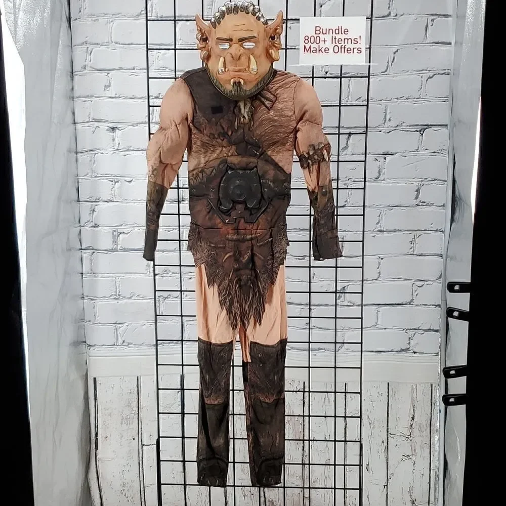 Halloween Costume Orgrim War craft Size M 7-8